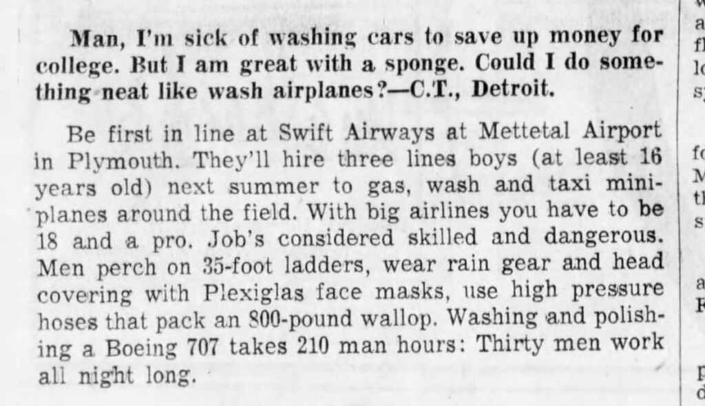 Touring the Paulson Aviation Library Image 18 Touring the Paulson Aviation Library - mettetal Detroit Free Press 1969 10 22 Page 1