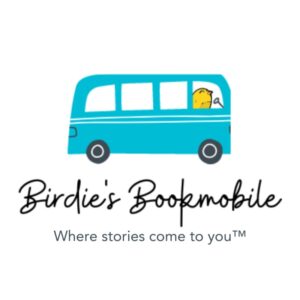 Birdiesbookmobile logo white background