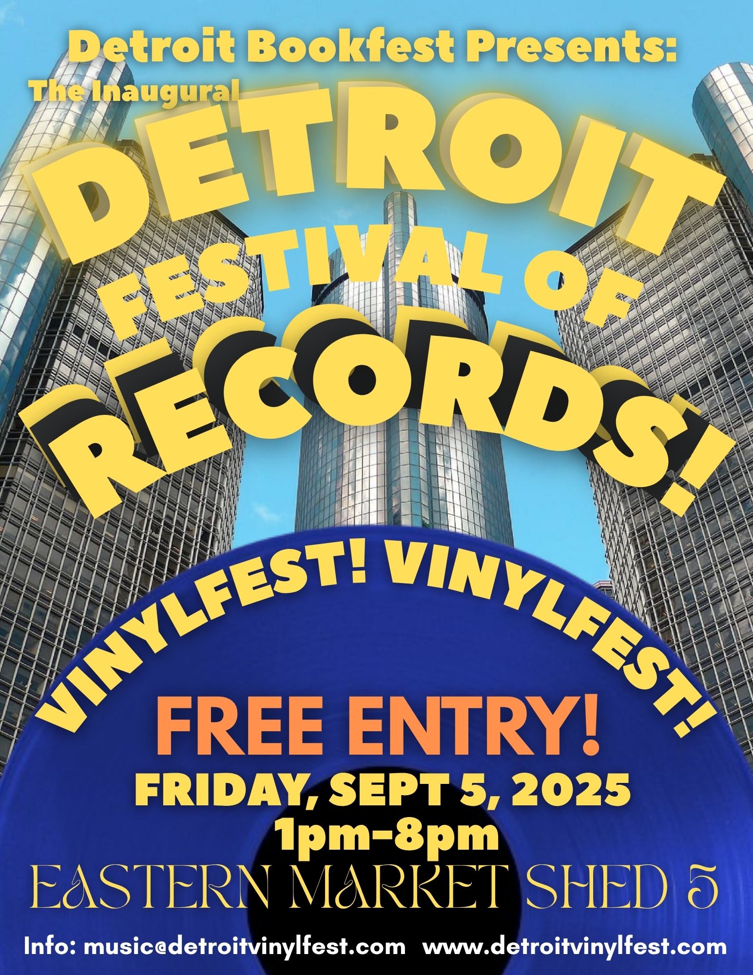 Announcing Detroit Vinylfest @ Eastern Market • Detroit Festival