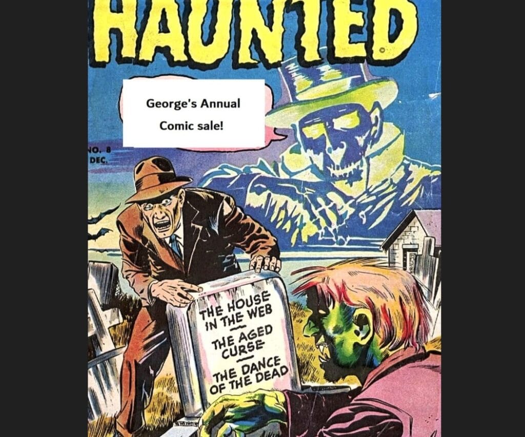 George’s Annual Garage Sale: comics, pulps, art, and more!