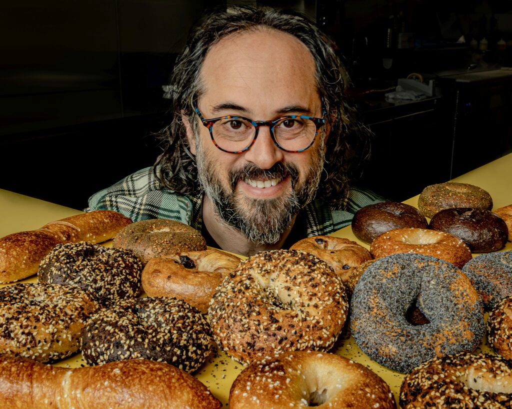 Max Sussman’s pop-up Bev’s Bagels bringing deliciousness to Detroit Bookfest! - Bevs owner Max Sussman photo by Mark Kurlyandchik Booth One Creative